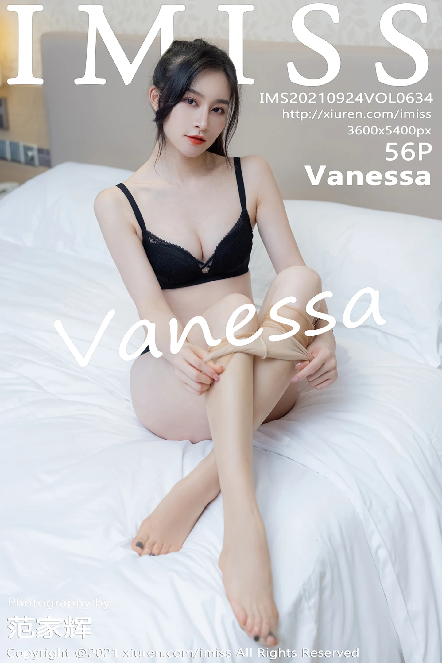 [IMISS爱蜜社]Vol.634_气质美女Vanessa私房脱典雅制服露性感黑色内衣完美诱惑写真56P-秀人网 - XiuRen.Pro